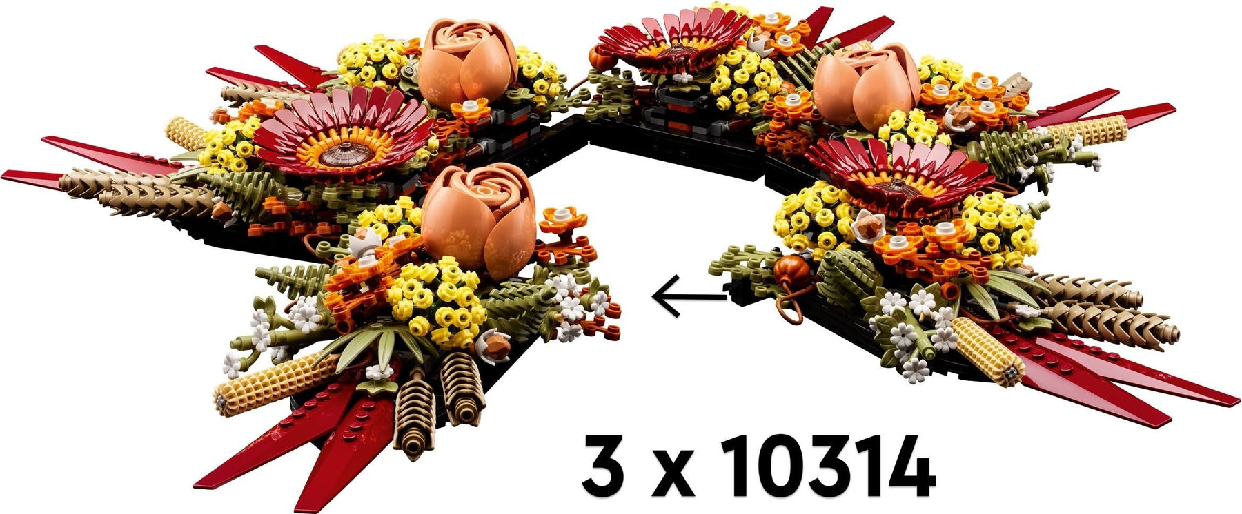 LEGO ICONS Series 10314 Dried Flower Centerpiece- Auzzi Store