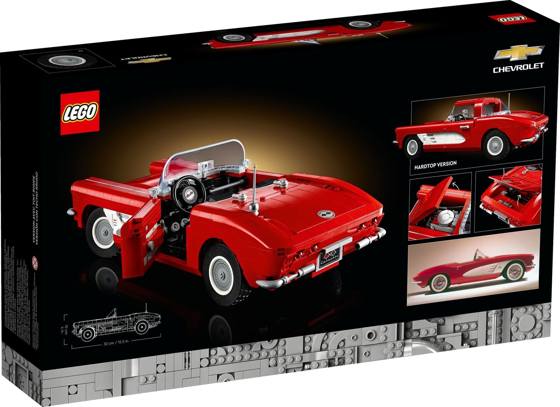 LEGO Icons 10321 Chevrolet Corvette - SuperSaverAU - view 2