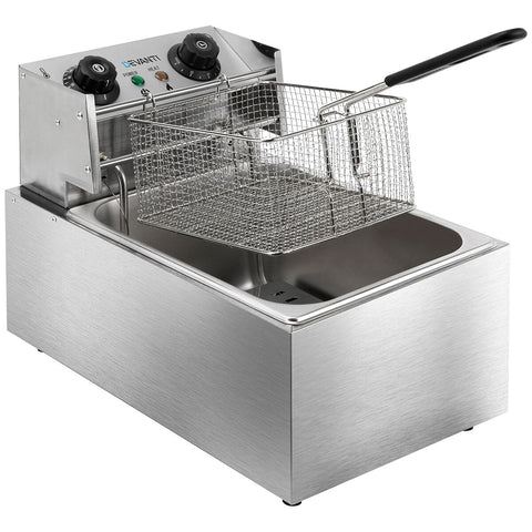 Devanti Electric Commercial Chip Cooker Deep Fryer CDF-D4C-SINGLE - SuperSaverAU - view 1