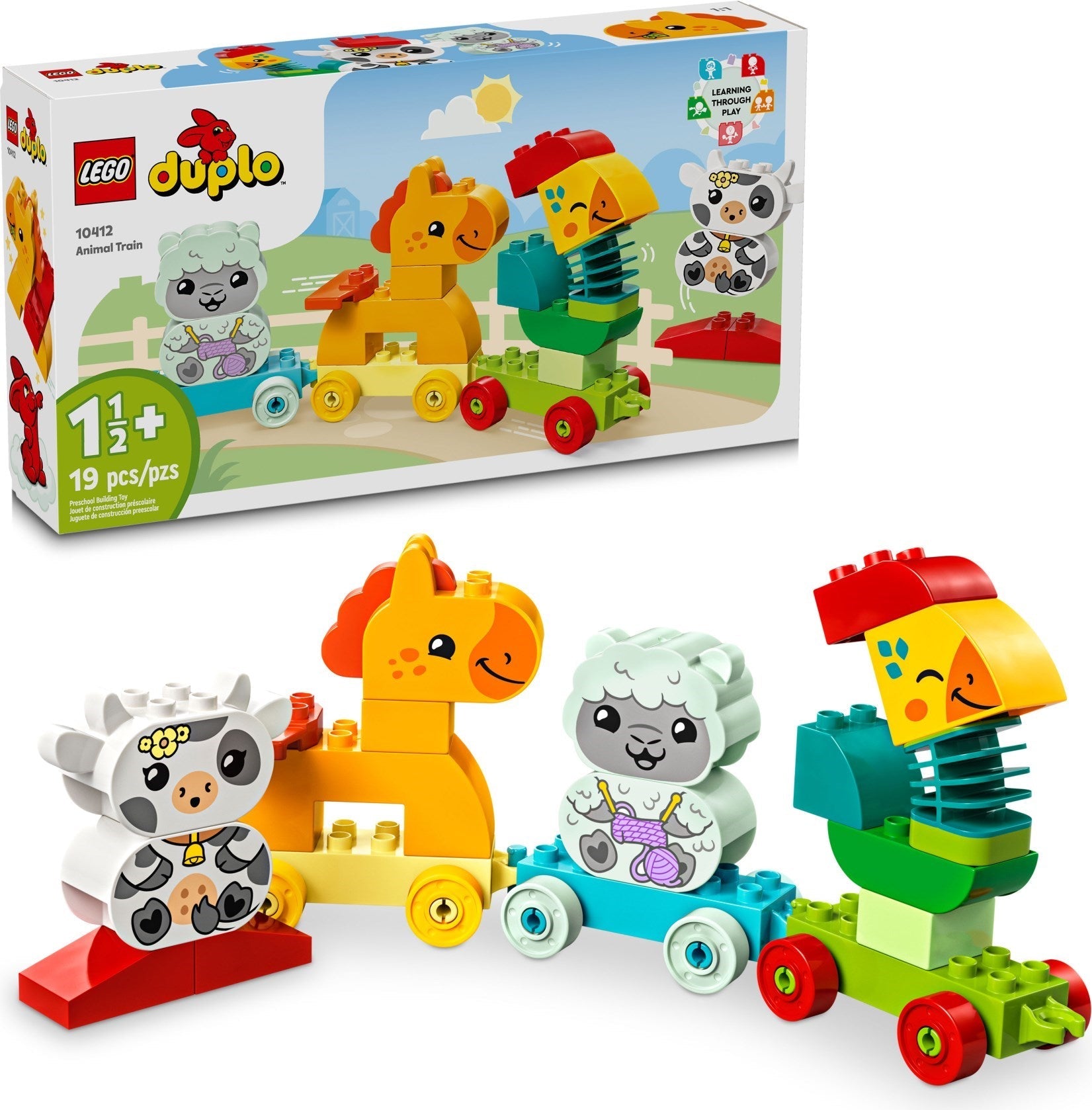 LEGO DUPLO My First Animal Train 10412 - SuperSaverAU - view 1