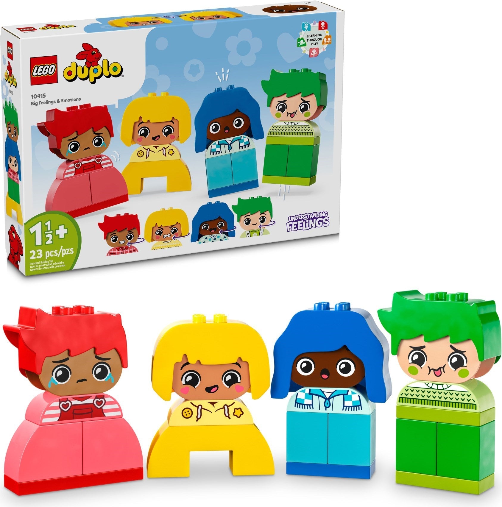 LEGO 10415 Big Feelings and Emotions DUPLO Set - SuperSaverAU - view 1