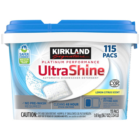 Kirkland Signature Safer Choice Dishwashing Pacs 2 x 115 Count - SuperSaverAU - view 1