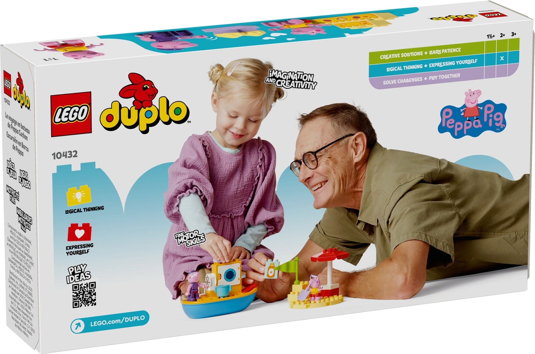 LEGO DUPLO 10431 Peppa Pig Boat Trip - SuperSaverAU - view 2