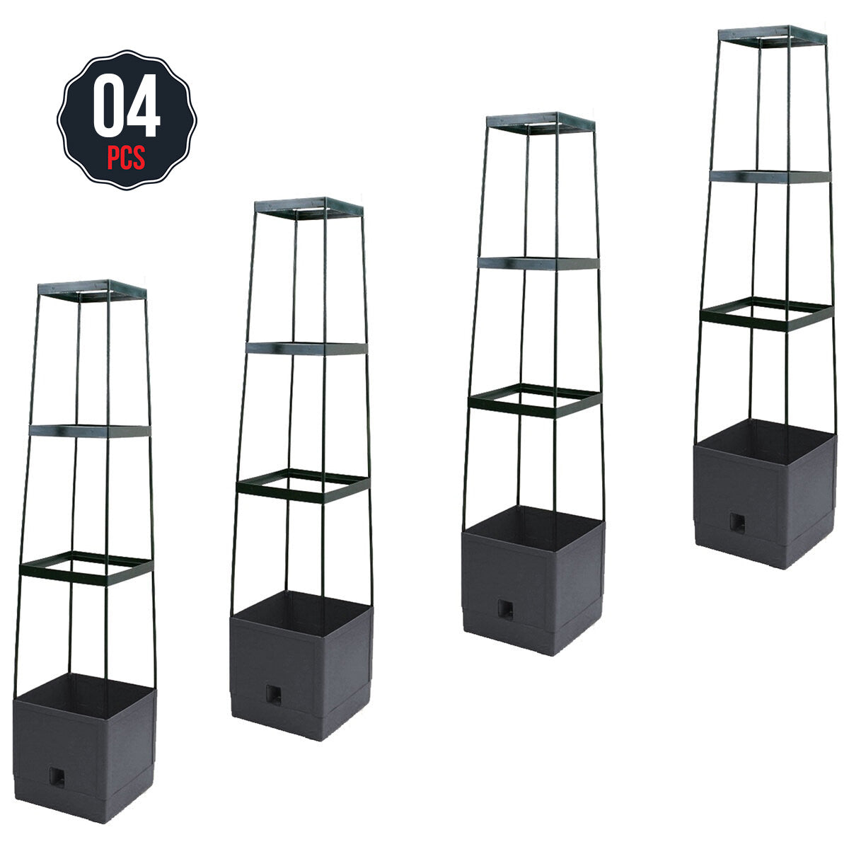 Greenlife Tomato Tower With 3 Tier Frame 4 x Pack - SuperSaverAU - view 1