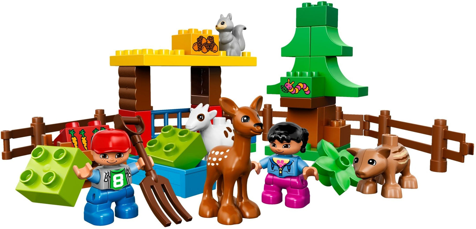 LEGO 10582 Forest Animals: Fun Forest Playset with DUPLO Figures - SuperSaverAU - view 6