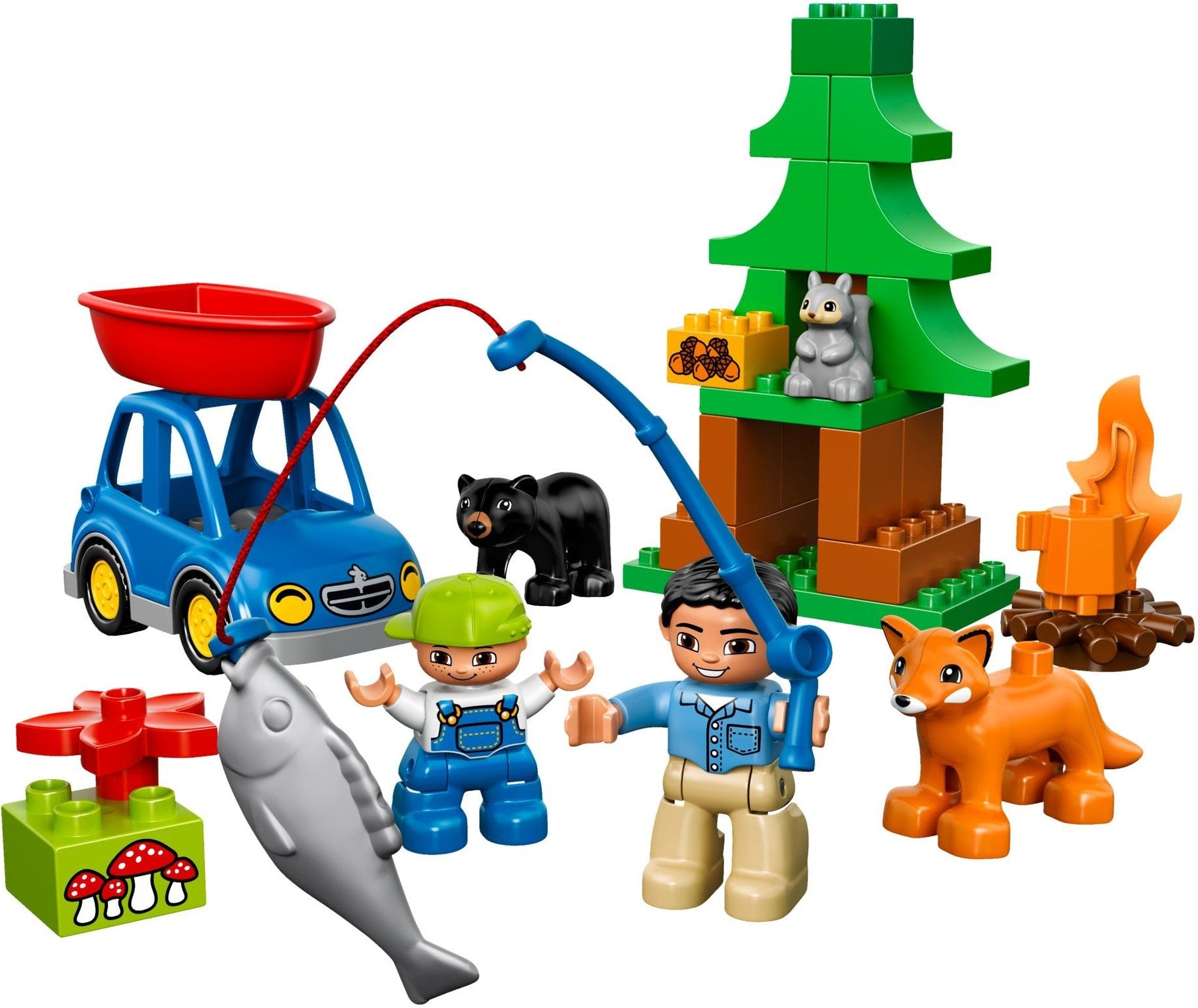 LEGO 10583 DUPLO Forest: Family Fishing Trip Fun - SuperSaverAU - view 4