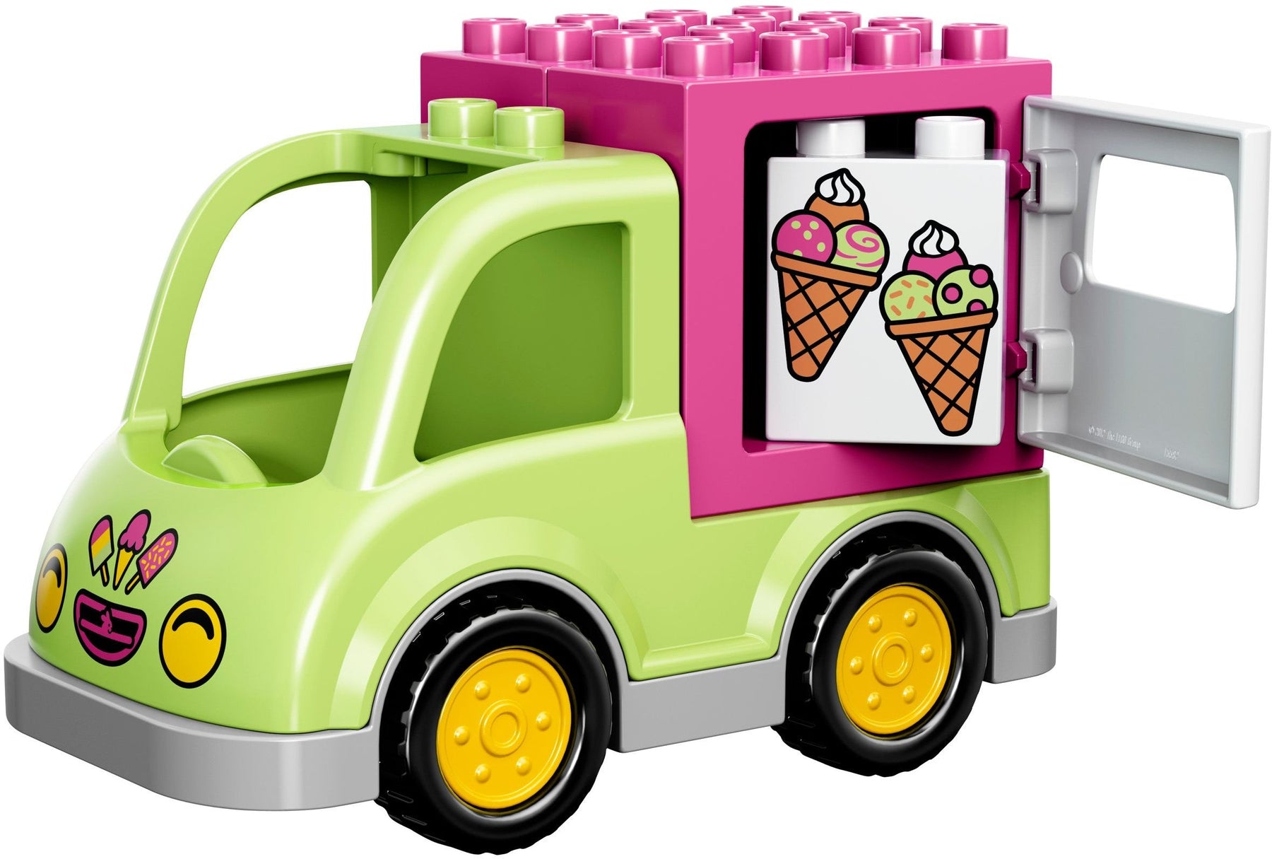 LEGO 10586 DUPLO Ice Cream Truck Playset with Figures - SuperSaverAU - view 2