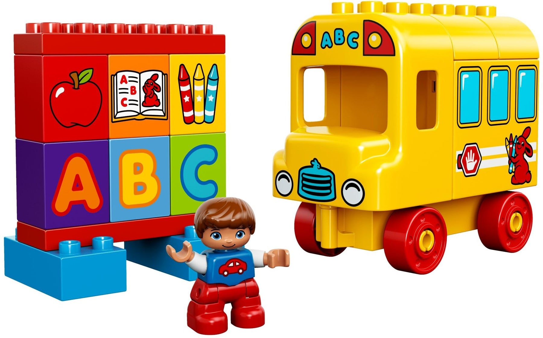 LEGO 10603 My First Bus: Build, Learn ABCs & Play - SuperSaverAU - view 4