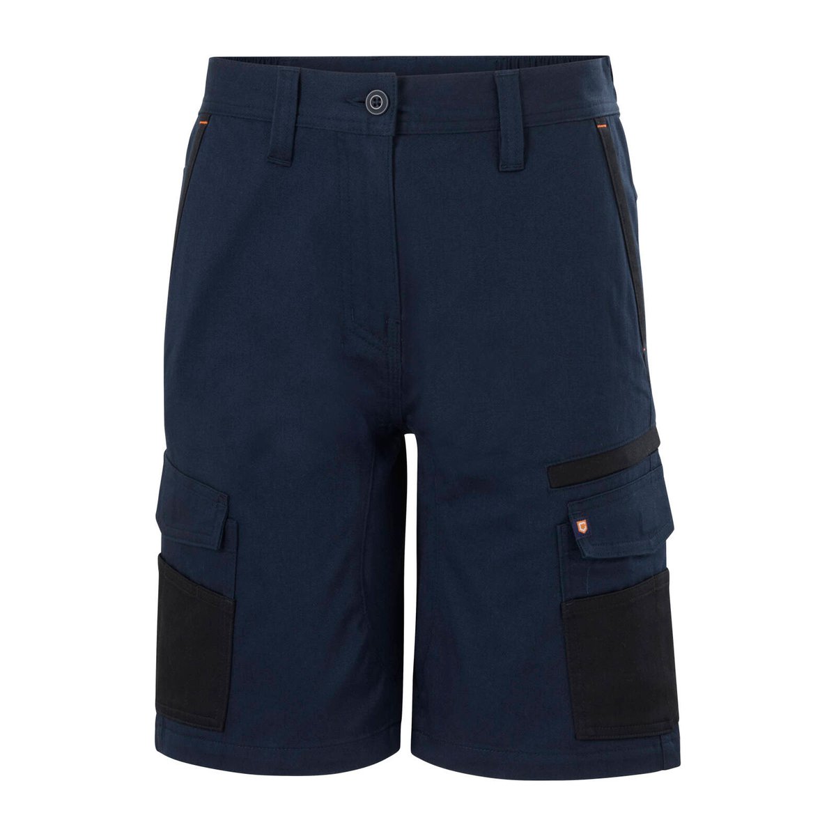 Citeco Women's Mid Shorts Navy Size 16 - Cotton Stretch Twill