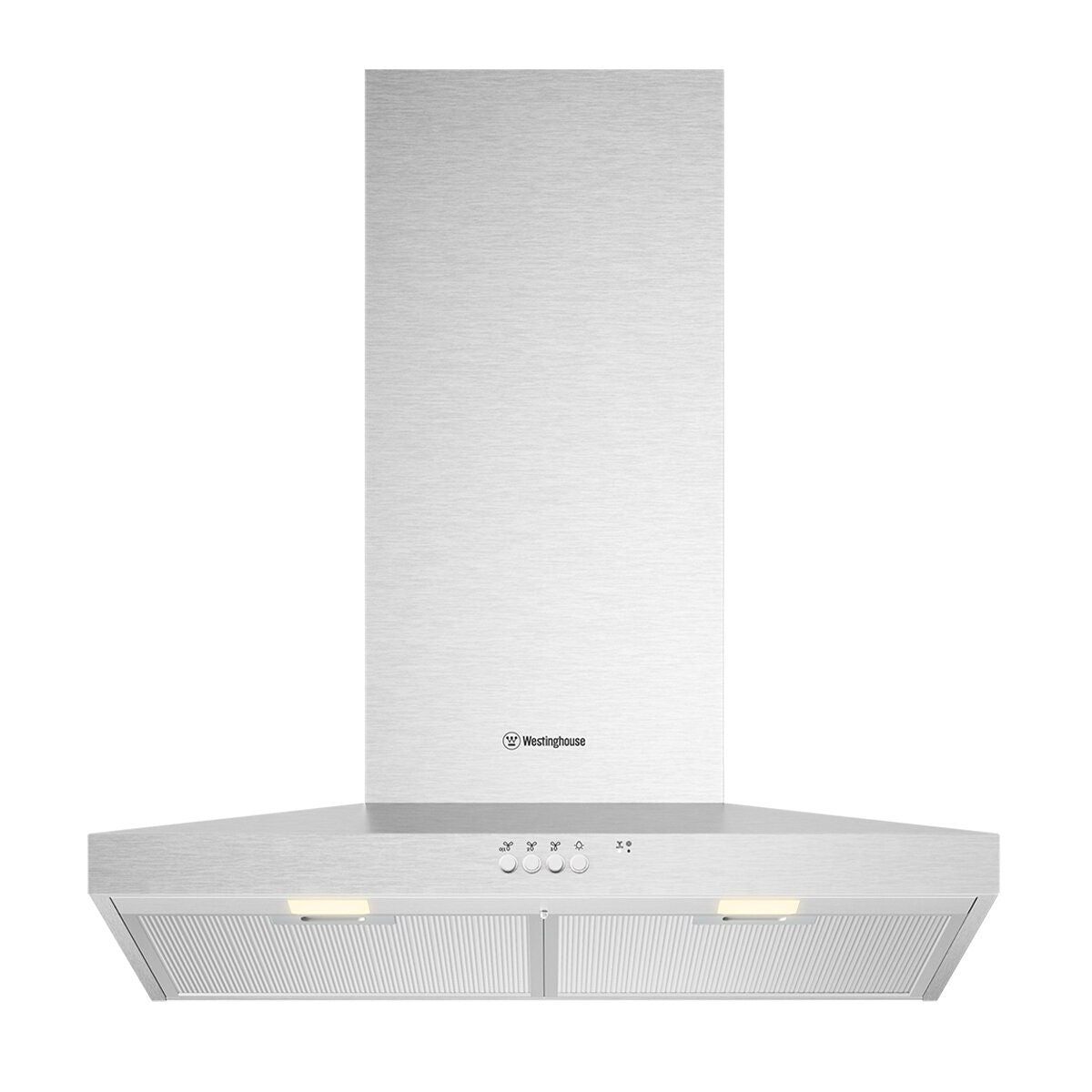 Westinghouse 60cm Canopy Rangehood with Hob2Hood - Stainless Steel, 760m³/h, 3 Speeds - WRC614SD