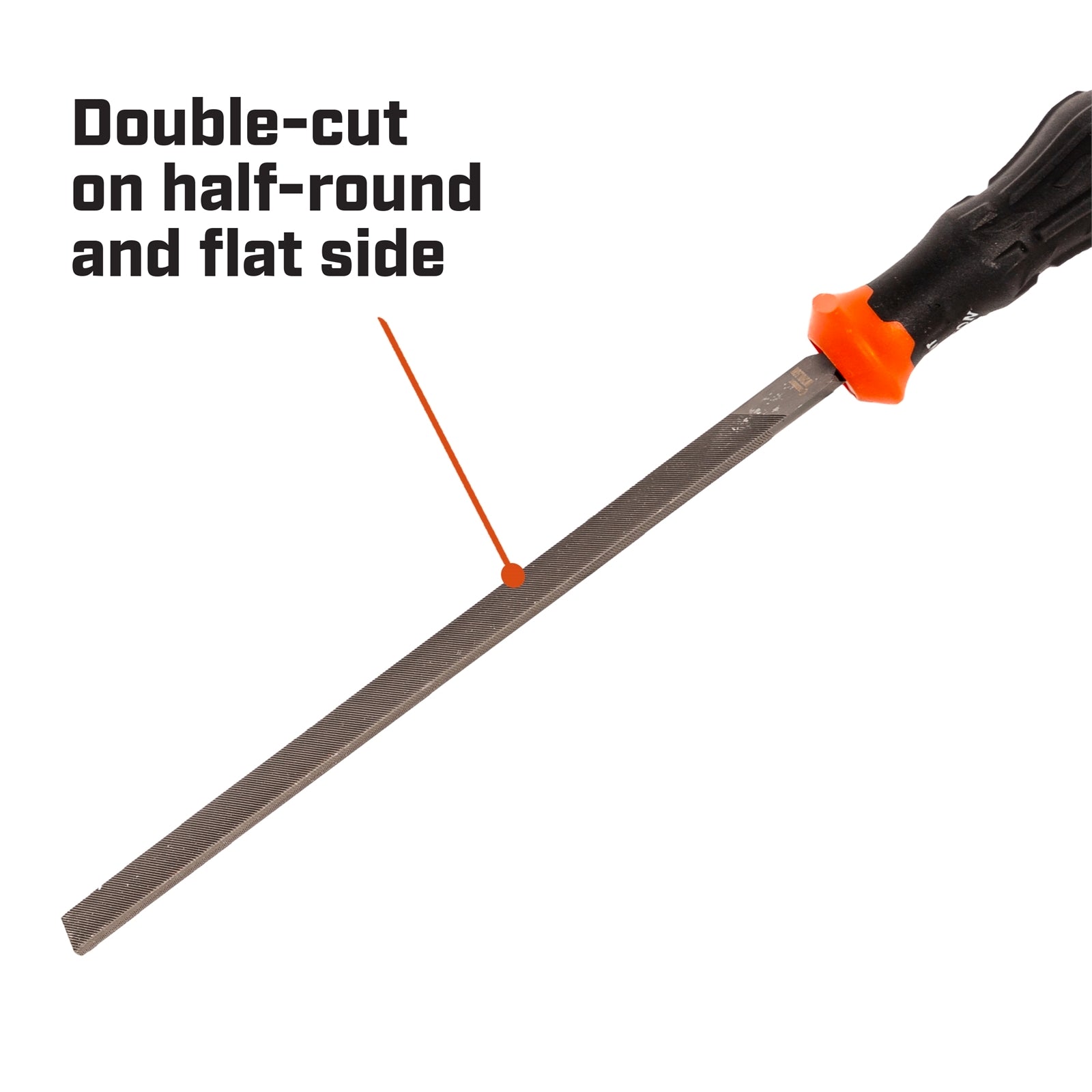 Crescent Nicholson 200mm Half Round Second Cut File
