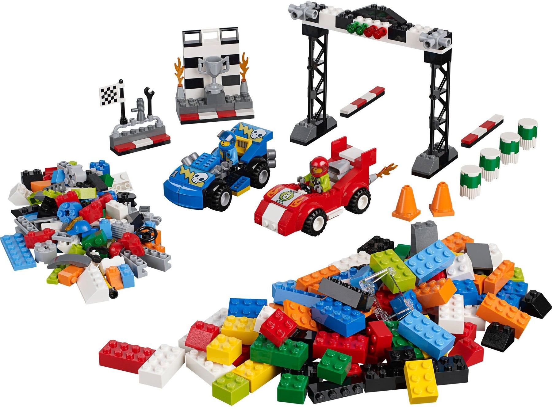 LEGO 10673 Race Car Rally: Easy to Build Juniors Racing Set - SuperSaverAU - view 5