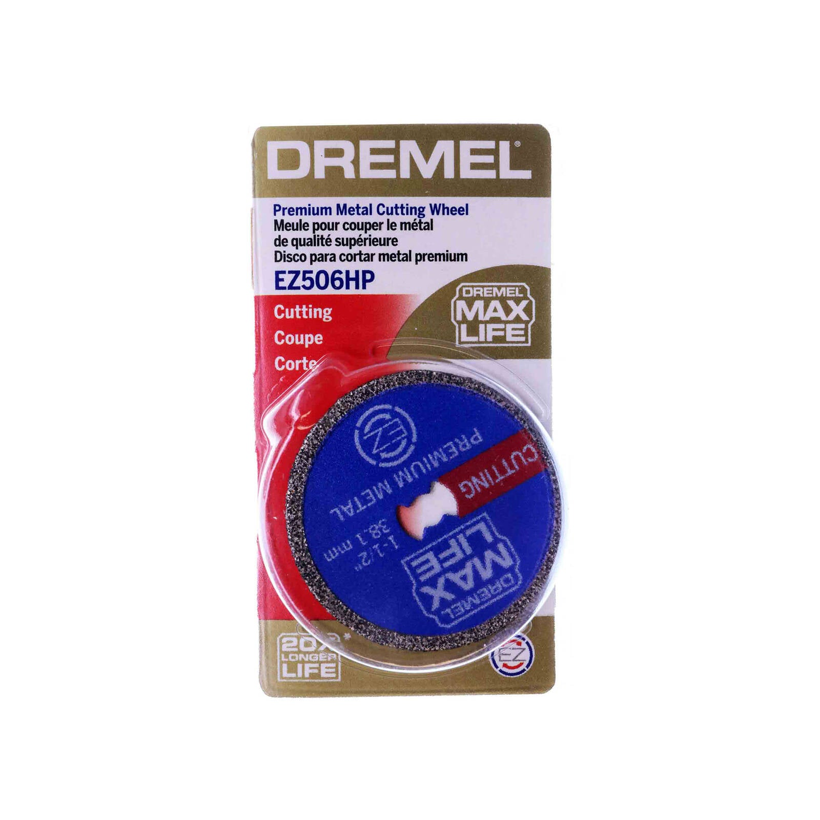 Dremel Max Life 38.1mm Metal Cutting Wheel (EZ506HP)