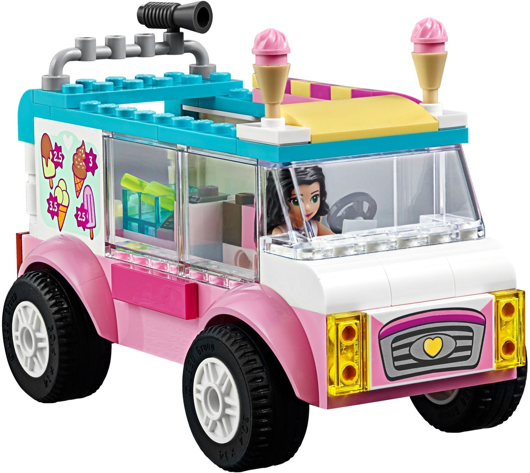 LEGO 10727 Emma's Ice Cream Truck Playset - Building Toy for Kids 4-7 - SuperSaverAU - view 3