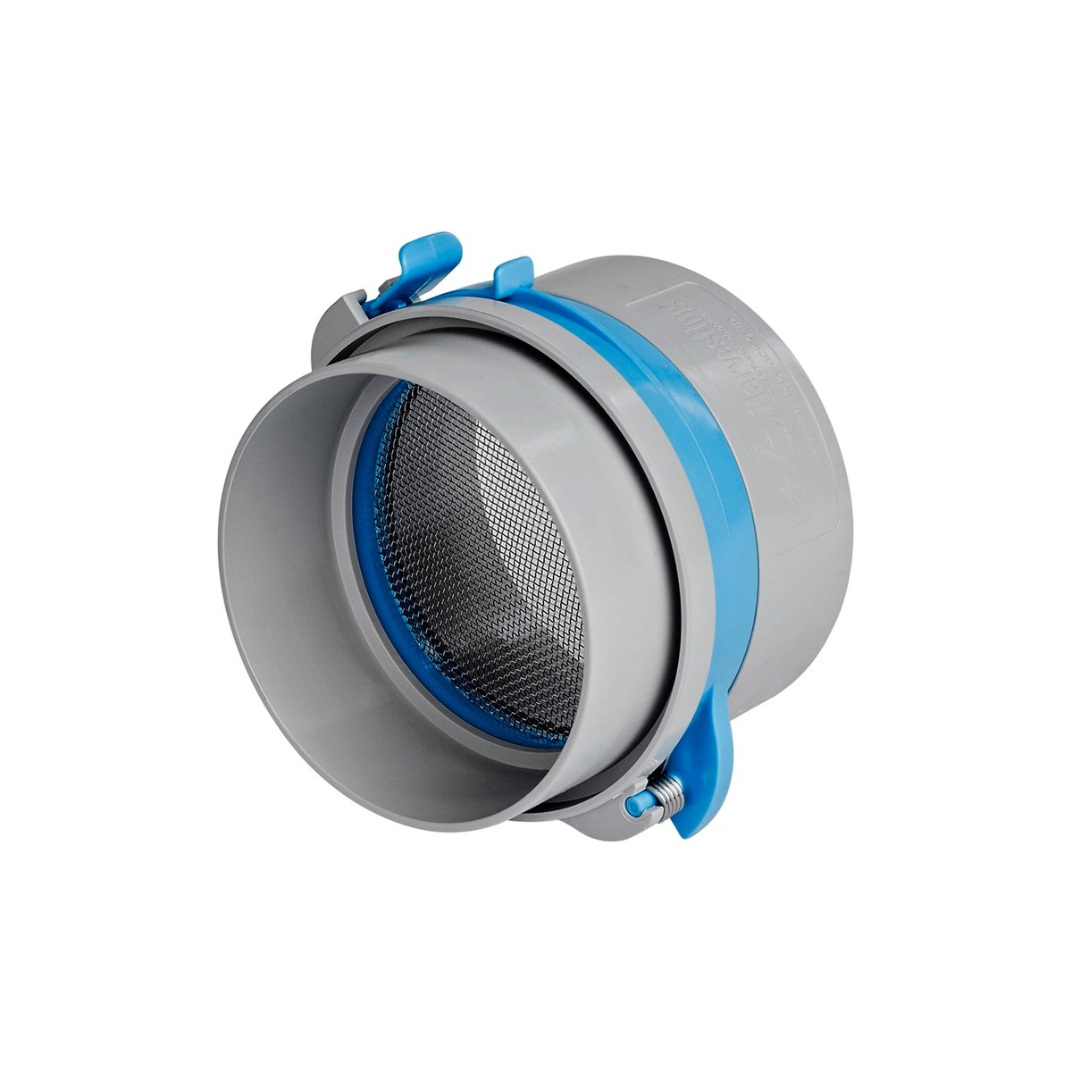 Rain Harvesting 90mm Male / Female Mozzie Stoppa Hinged Screen Grey
