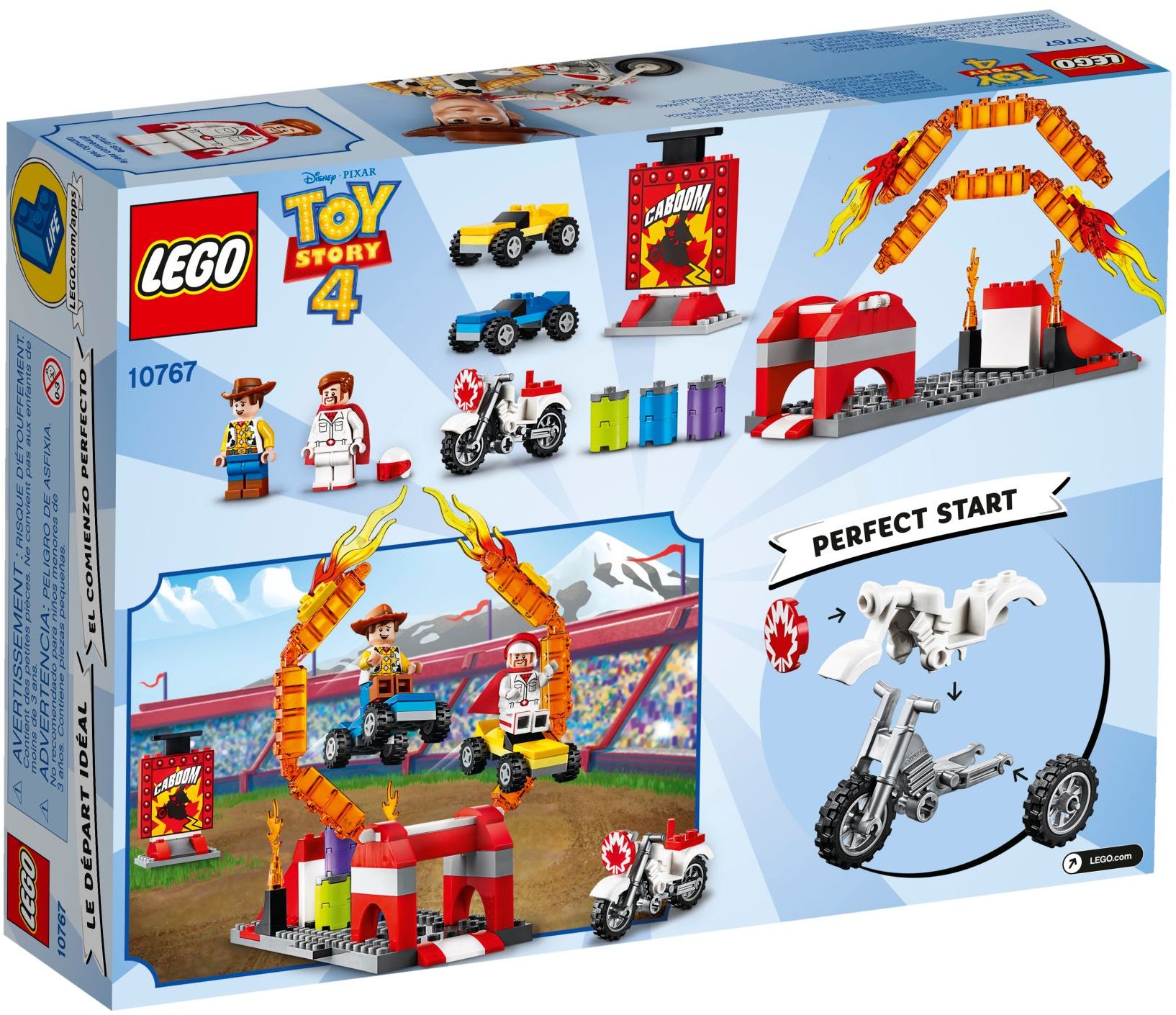 LEGO 10767 Disney Series Pixar’s Toy Story Duke Caboom’s Stunt Show- Auzzi Store