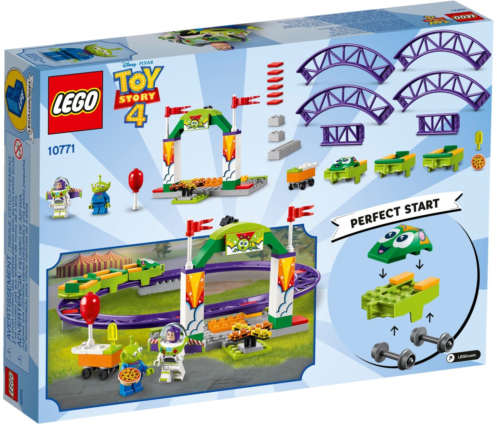 LEGO 10771 Disney Series Pixar’s Toy Story 4 Carnival Thrill Coaster- Auzzi Store
