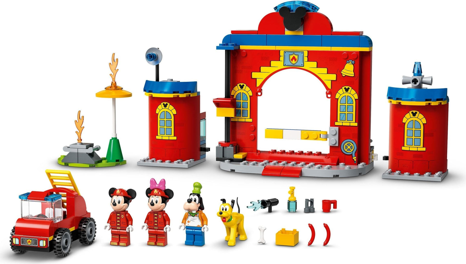 LEGO Disney: Mickey & Friends Fire Truck & Station (10776) - SuperSaverAU - view 3