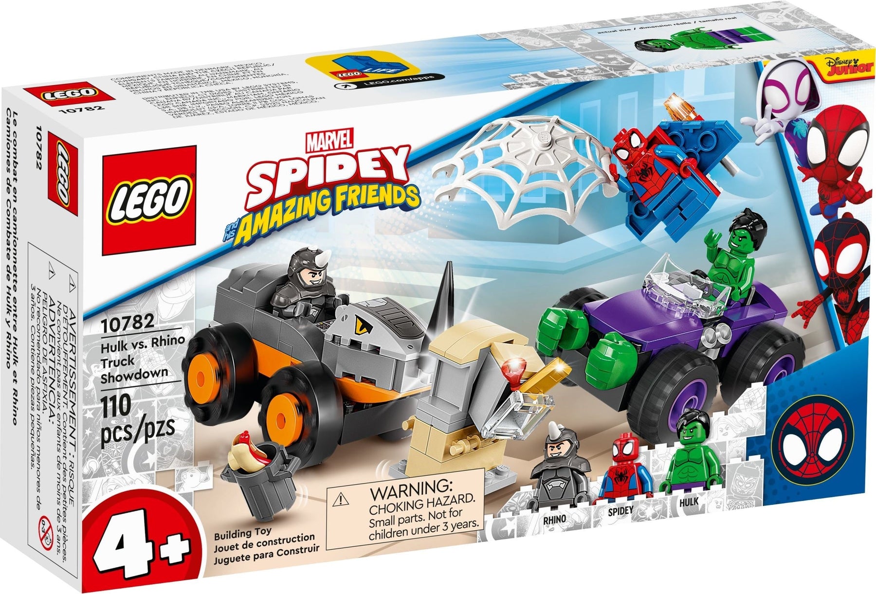 LEGO 10782 Hulk vs. Rhino Truck Showdown: Spidey & Friends - SuperSaverAU - view 1