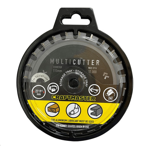 Craftmaster 115mm Multicutter Blade, Tungsten Carbide Tipped, Machined Finish