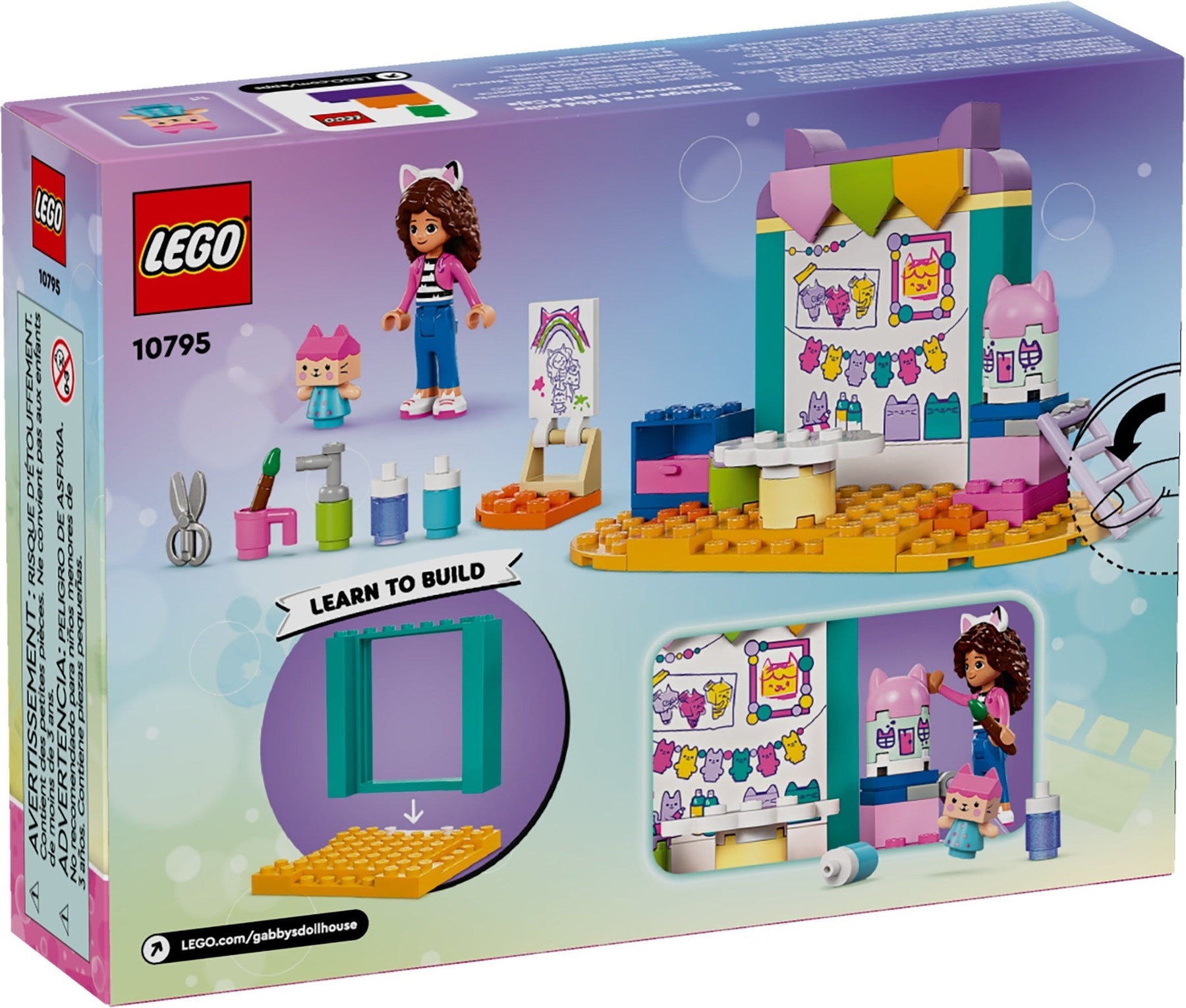 LEGO Gabby's Dollhouse Crafting with Baby Box 10794 - SuperSaverAU - view 2