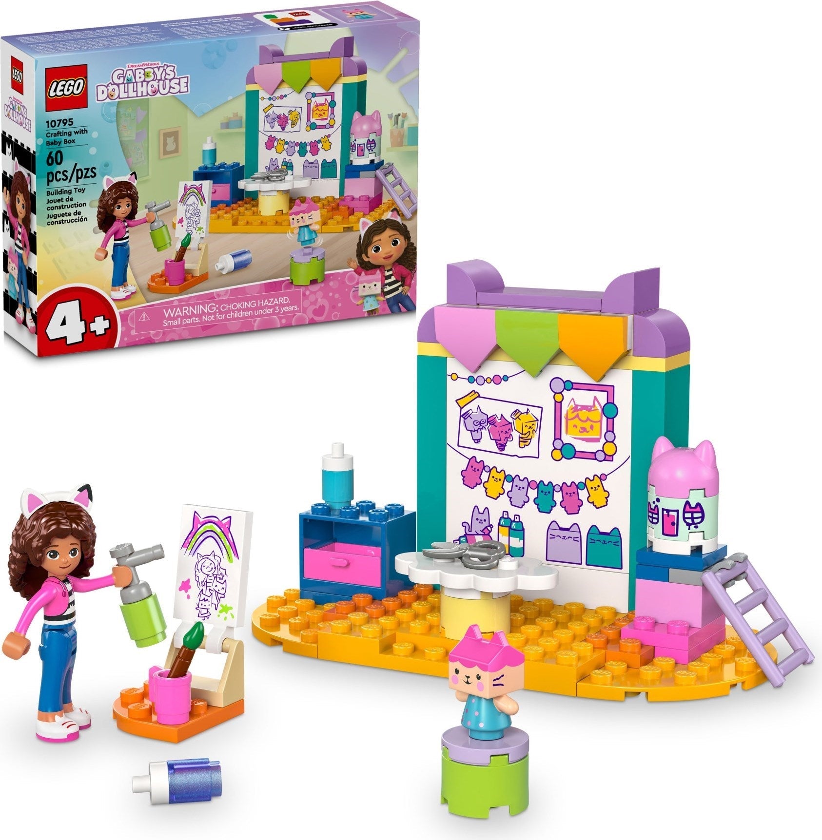 LEGO Gabby's Dollhouse Crafting with Baby Box 10794 - SuperSaverAU - view 3