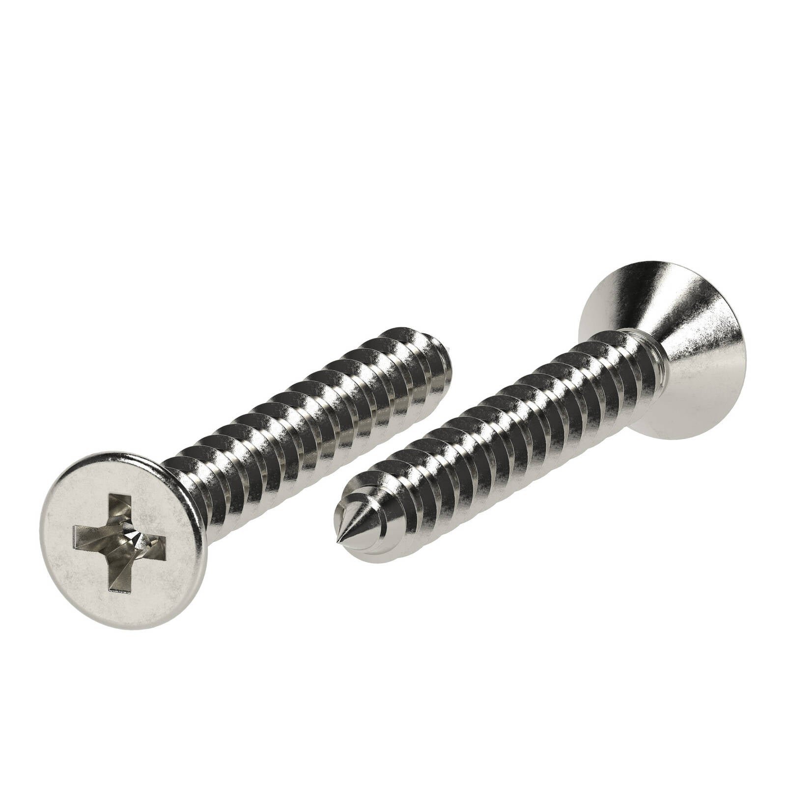 Buildex 10G x 38mm SS316 Self Tapping Sheet Metal Screws Countersunk - 50 Pack