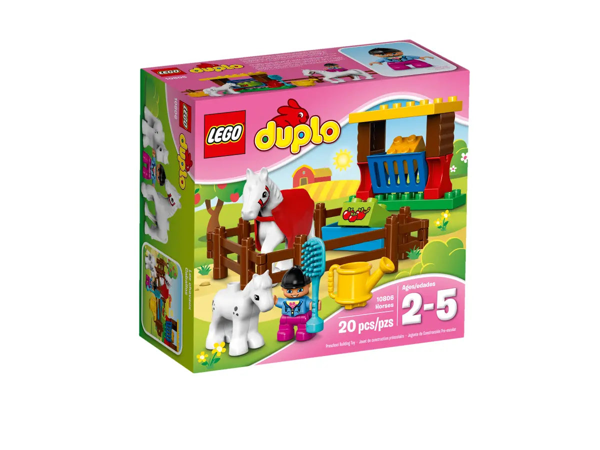 LEGO 10806 DUPLO Horse Stable & Foal Set - SuperSaverAU - view 1