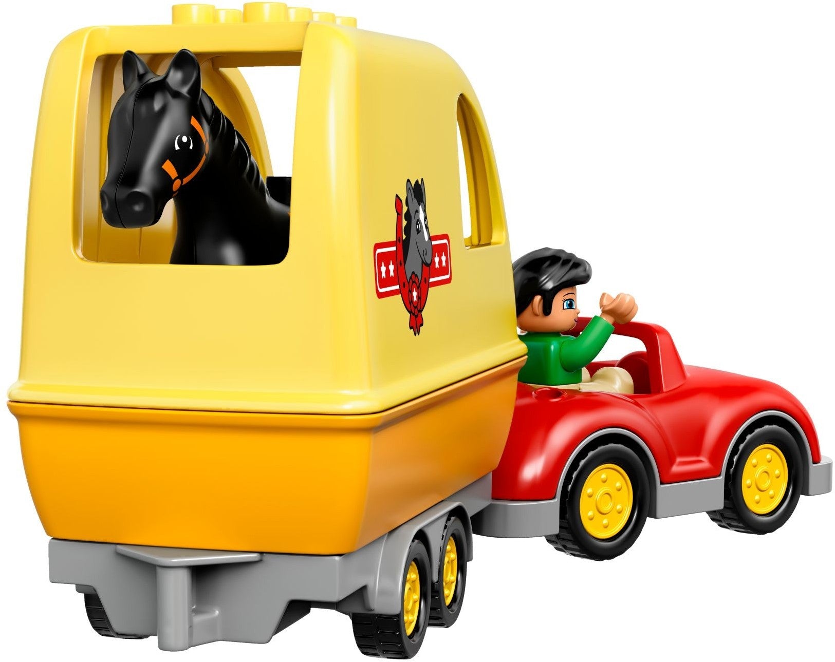 LEGO 10807 DUPLO Horse Trailer: Car, Figure & Animal Playset - SuperSaverAU - view 4