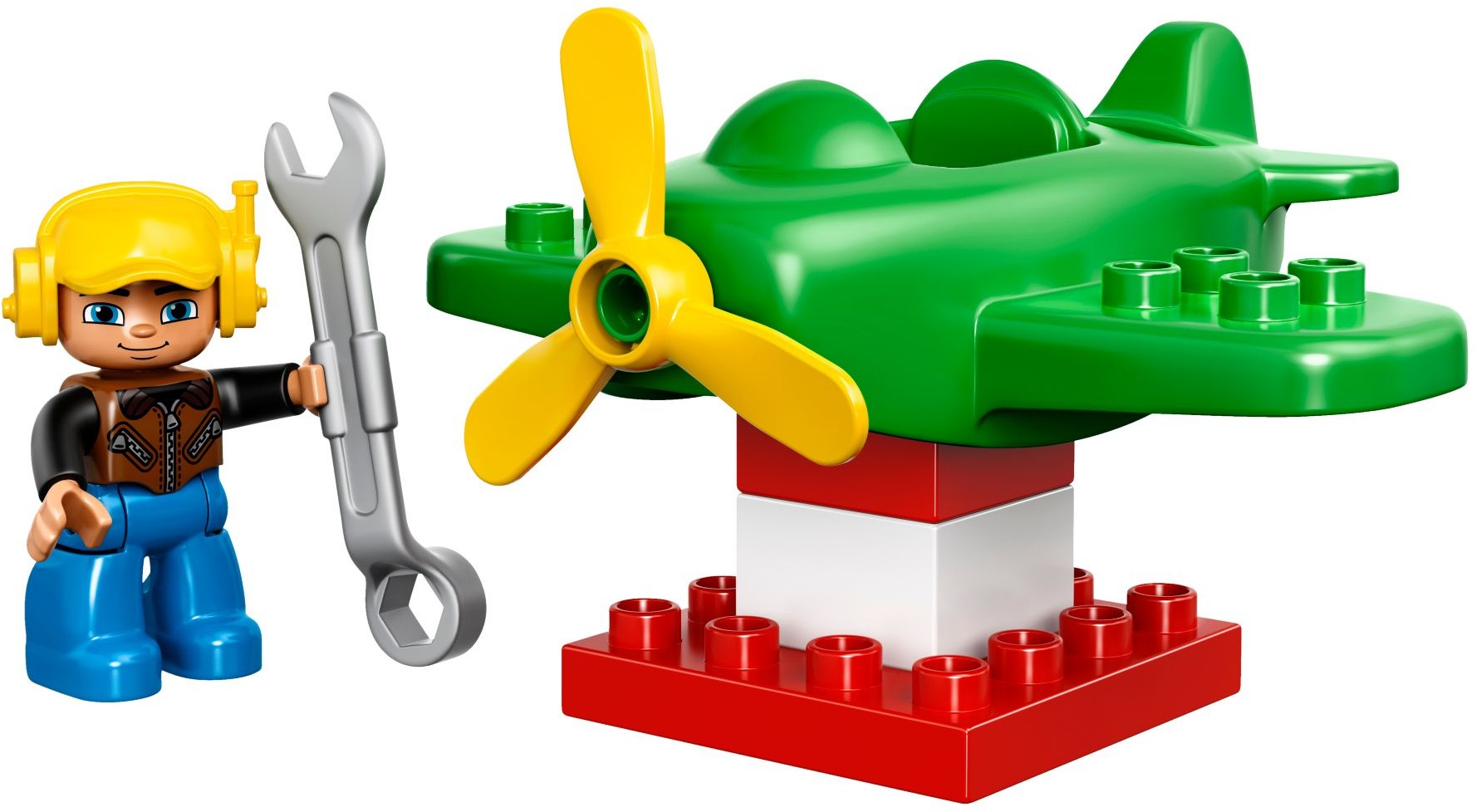 LEGO 10808 DUPLO Little Plane - Pilot & Radar Tower Playset - SuperSaverAU - view 4
