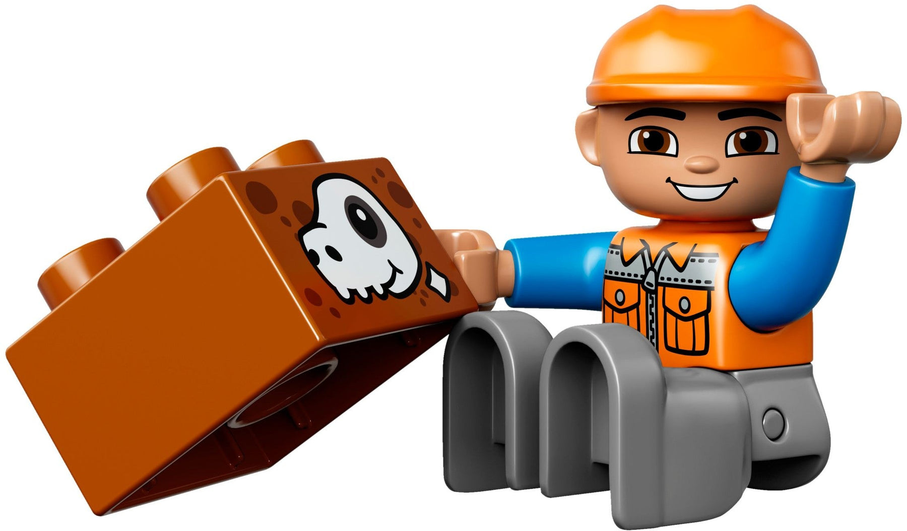 LEGO 10811 Backhoe Loader - DUPLO Construction Toy with Worker - SuperSaverAU - view 4