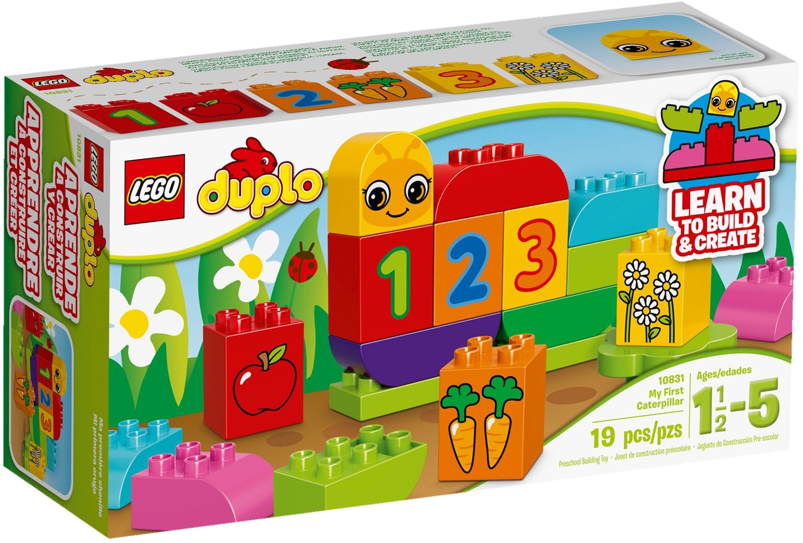 LEGO 10831 My First Caterpillar - Build & Learn Butterfly - SuperSaverAU - view 1