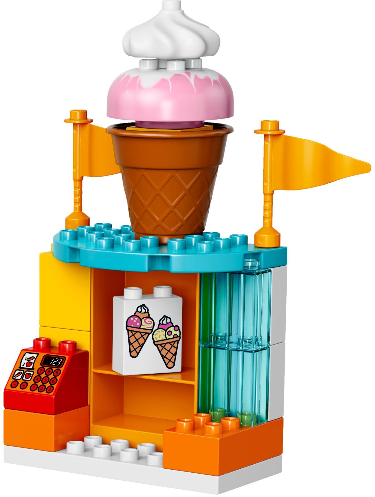 LEGO 10840 DUPLO Town Big Fair Playset with Ferris Wheel & Carousel - SuperSaverAU - view 6