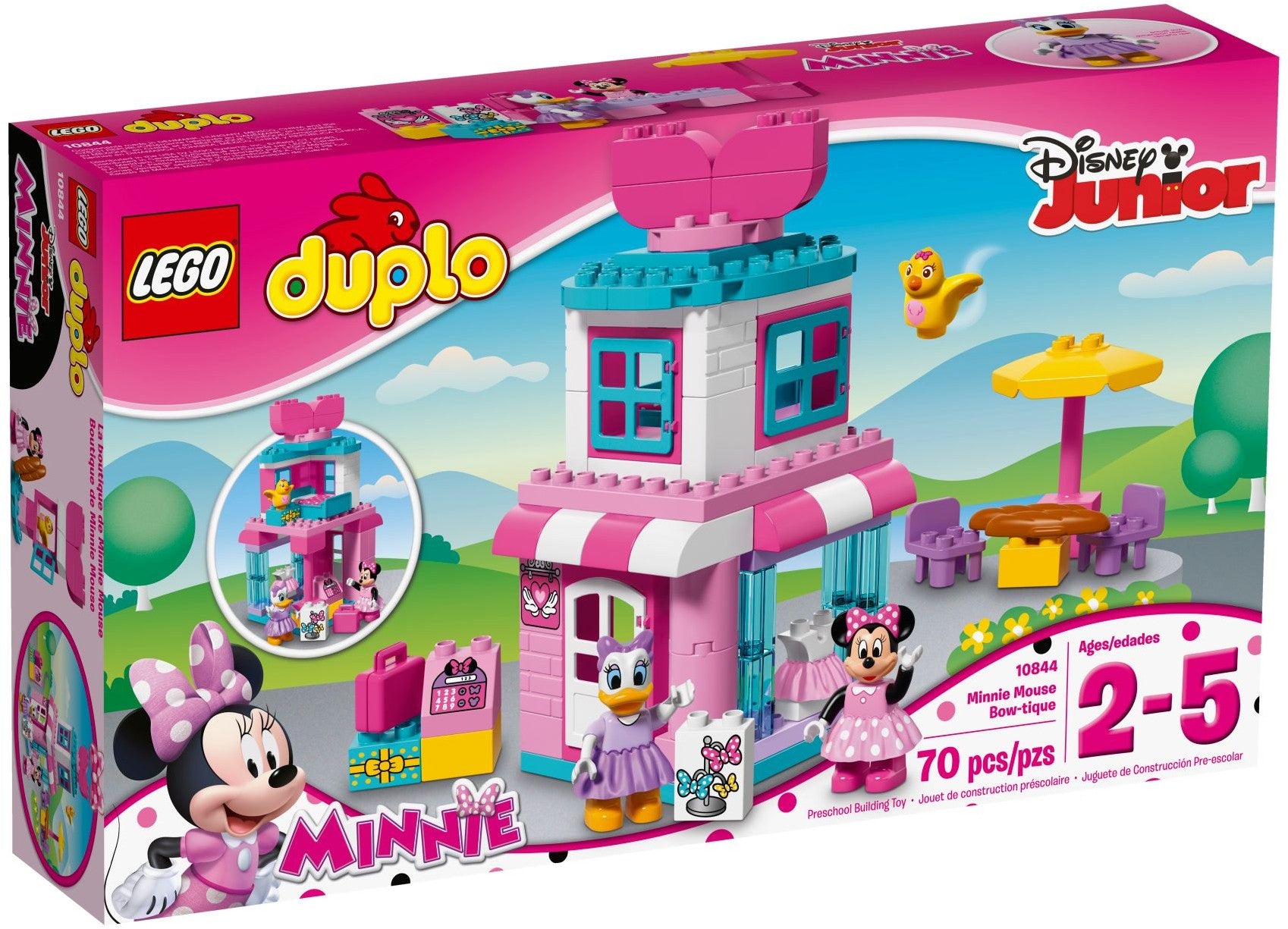 LEGO 10844 Minnie Mouse Bow-tique & Daisy Duck Shop - SuperSaverAU - view 1