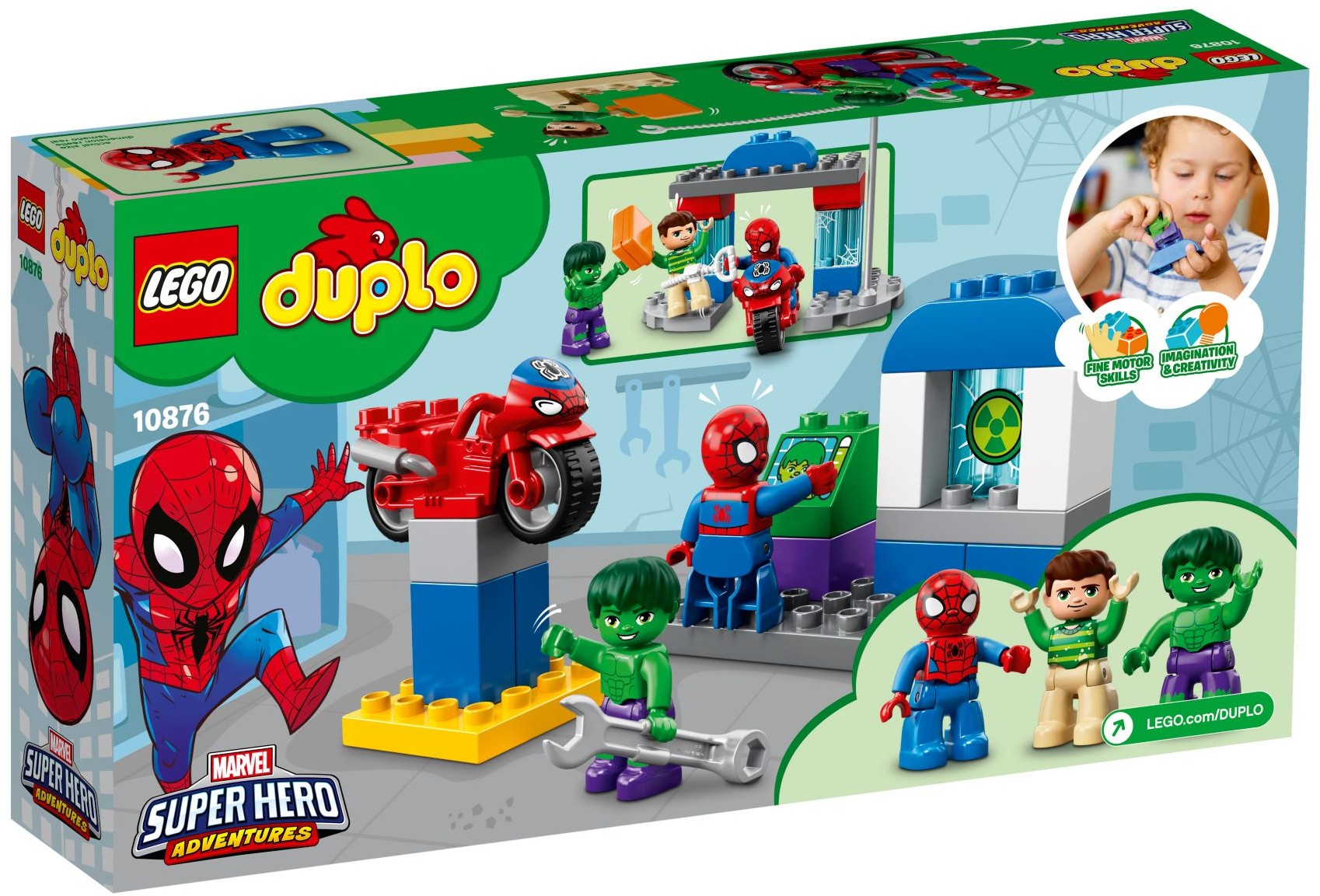 LEGO 10876 DUPLO Spider-Man & Hulk Adventures at Avengers HQ - SuperSaverAU - view 1