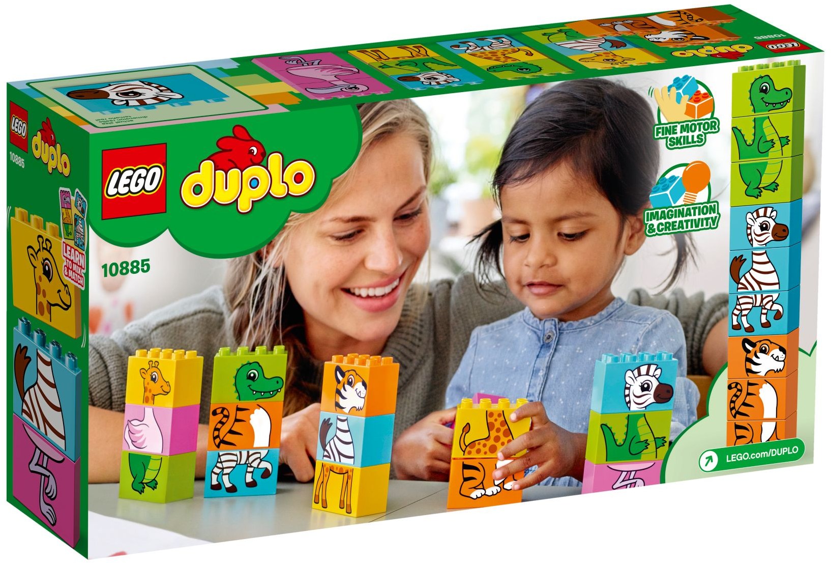 LEGO 10885 My First Fun Puzzle: Animal Stacking Toys for Toddlers - SuperSaverAU - view 4