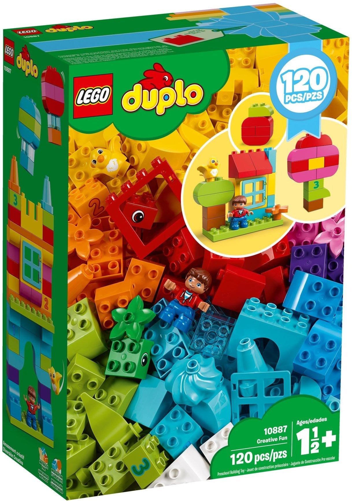 LEGO 10887 DUPLO Creative Fun Building Bricks & Ideas 120 pcs - SuperSaverAU - view 1