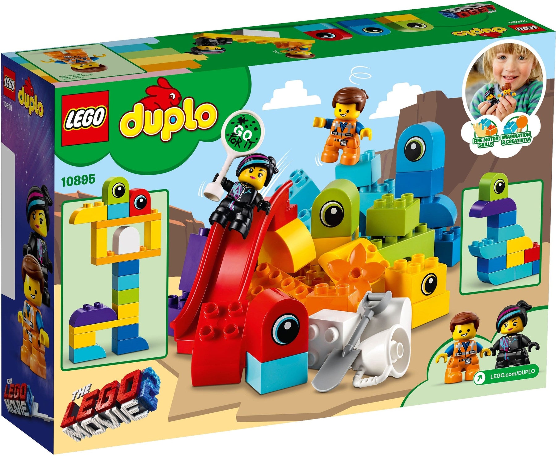 LEGO 10895 DUPLO Emmet & Lucy vs. Alien Invaders - SuperSaverAU - view 2