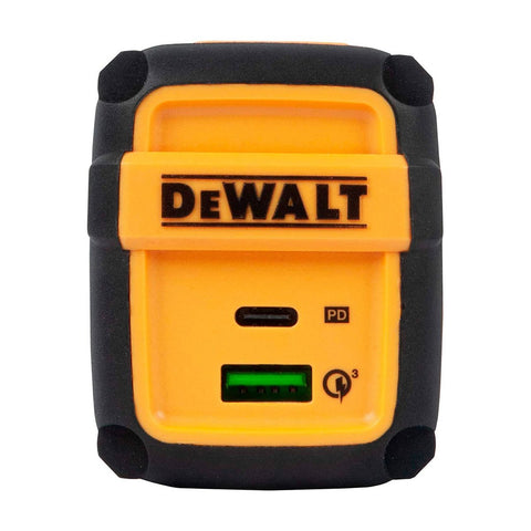 Dewalt 49W 2 Port USB PD Fast Charger - Rugged Design - Quick Charge 3.0 - SuperSaverAU - view 1
