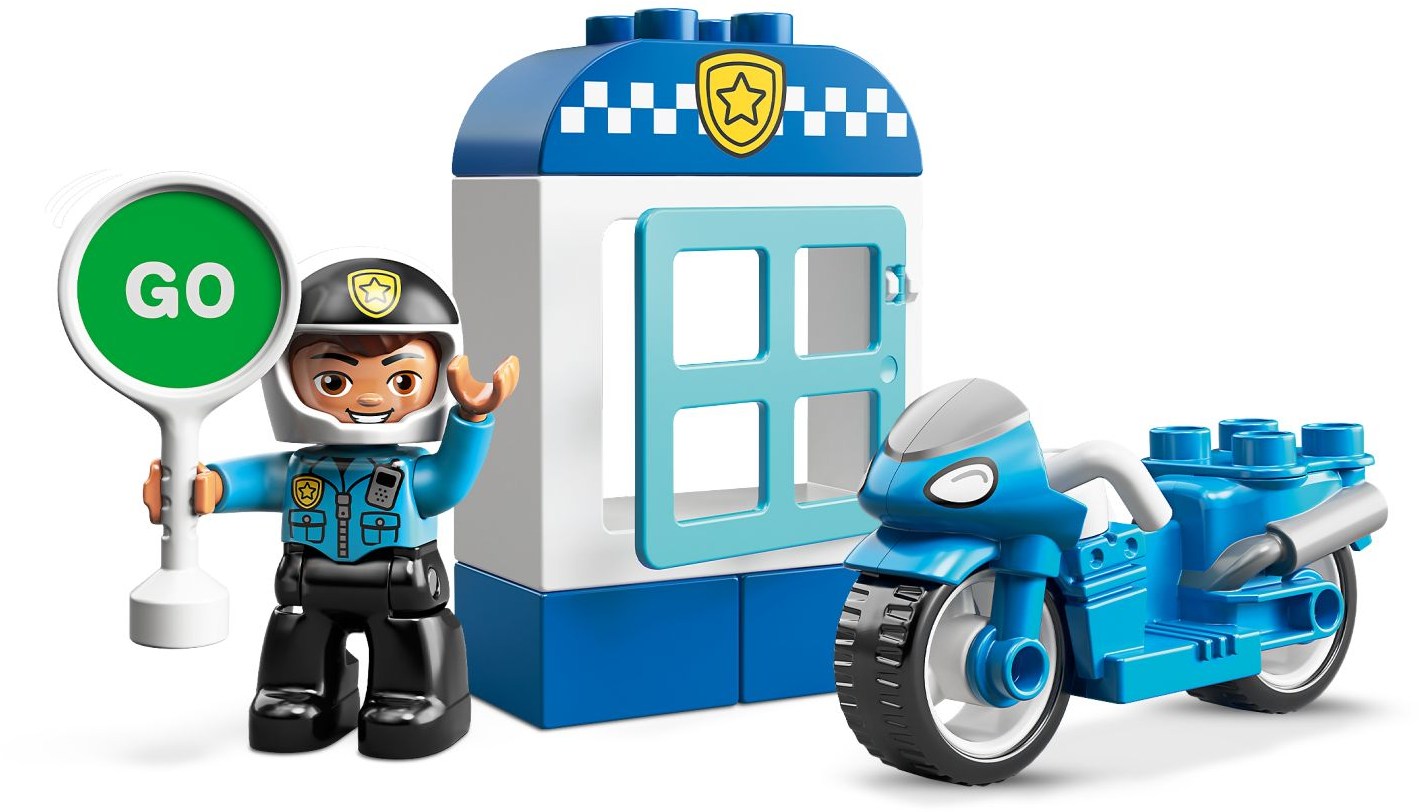 LEGO 10900 Police Bike - DUPLO Town Motorcycle Playset - SuperSaverAU - view 3