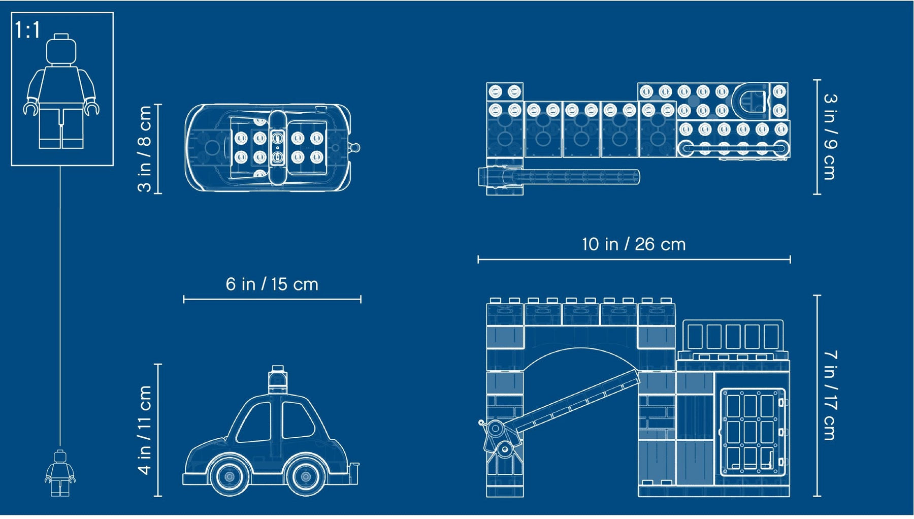 LEGO 10902 Police Station & Car with Lights & Sound - SuperSaverAU - view 5