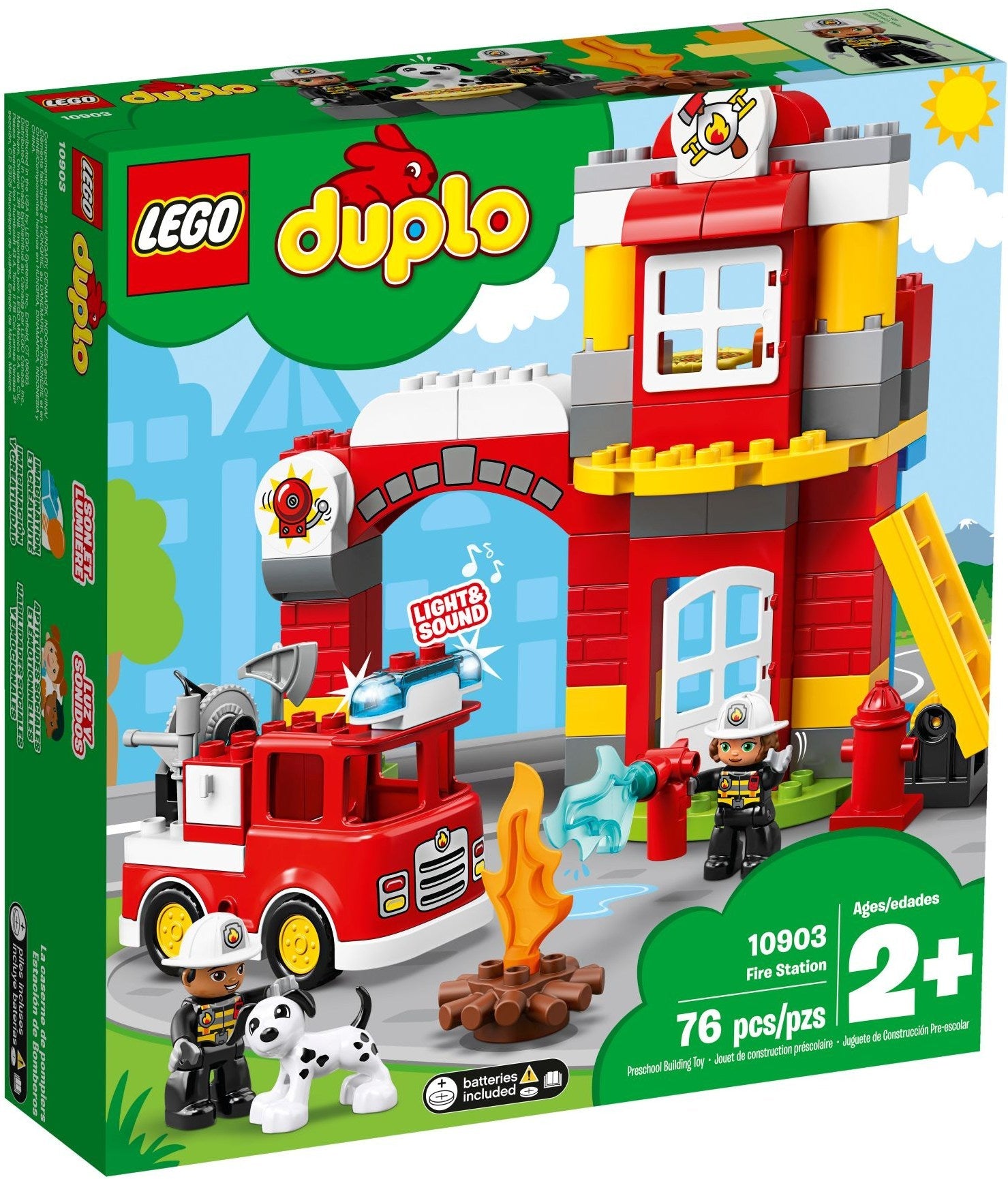 LEGO 10903 Fire Station & Fire Truck with Lights & Siren - SuperSaverAU - view 1