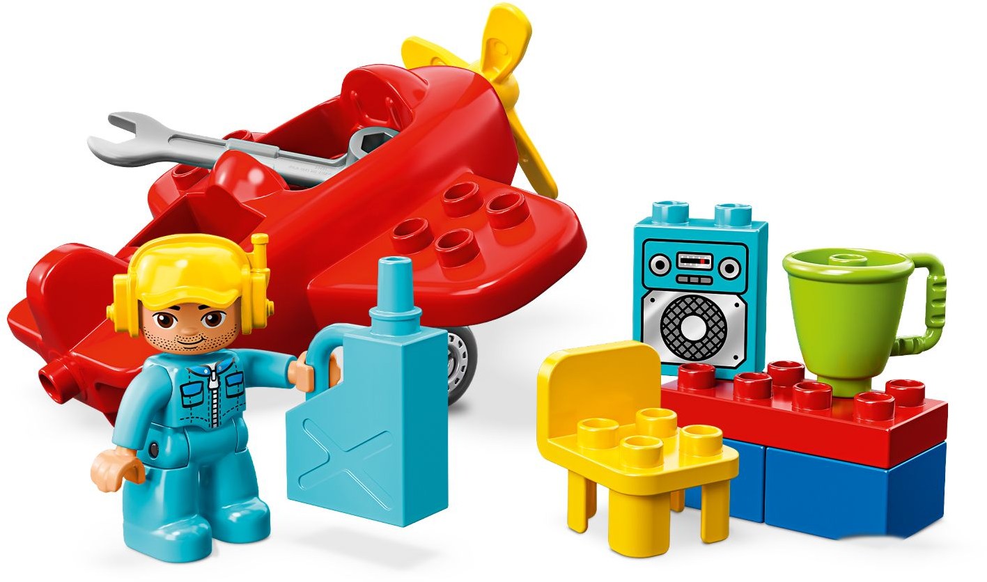 LEGO 10908 DUPLO Plane Toy for Toddlers with Pilot Figure - SuperSaverAU - view 3