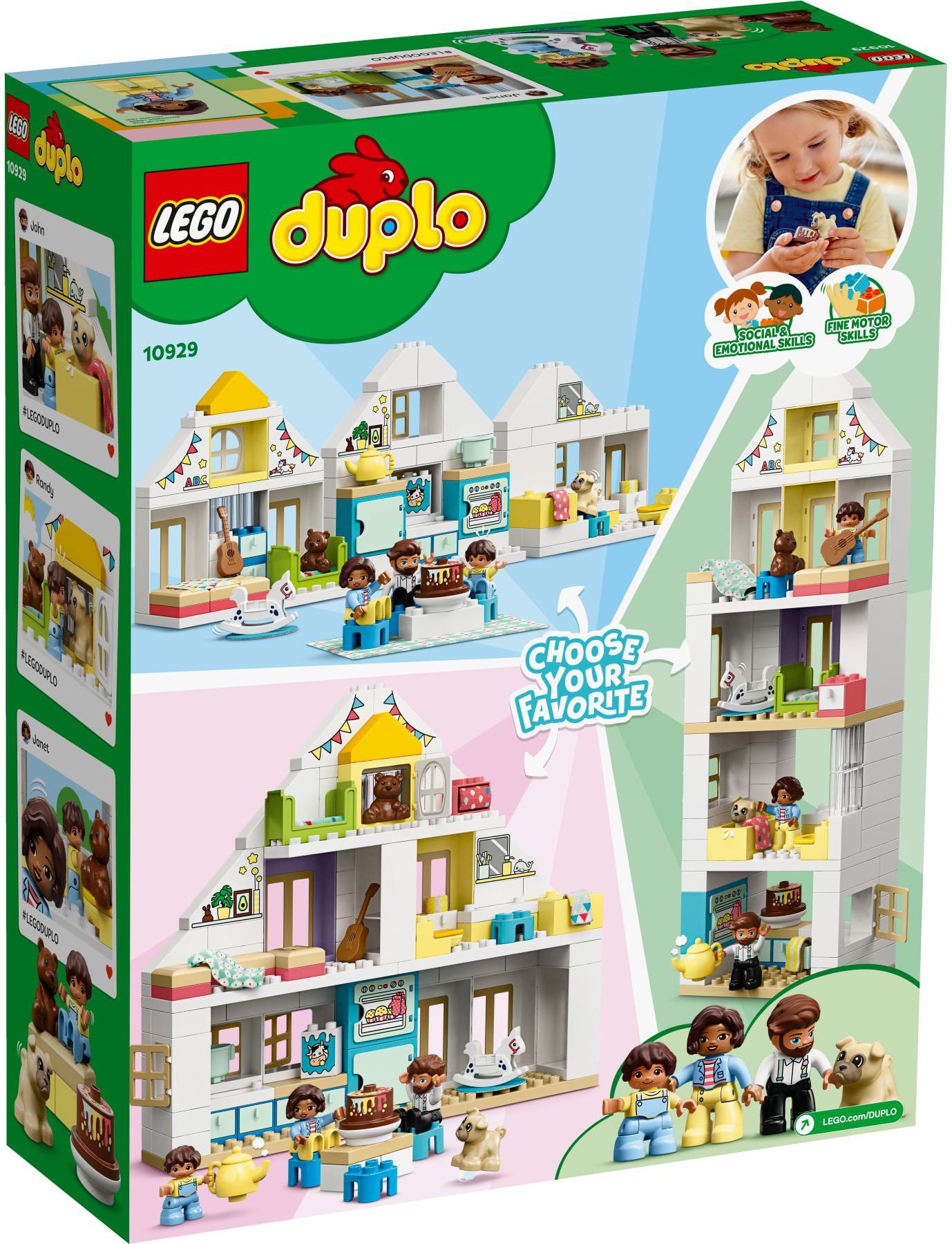 LEGO 10929 Modular Playhouse 3-in-1 Dollhouse Toddler Toy - SuperSaverAU - view 4