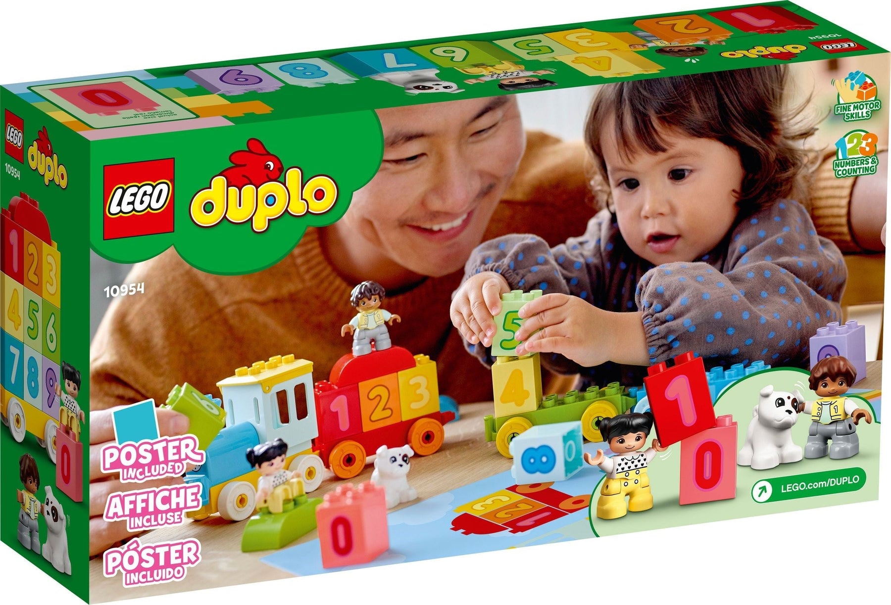 LEGO 10954 Number Train: Toddler Learning & Counting Toy - SuperSaverAU - view 6