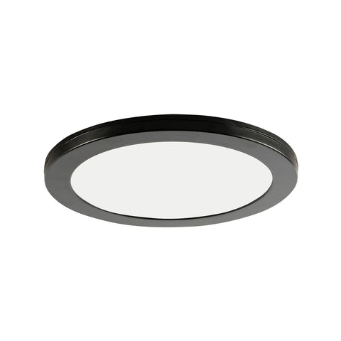 Brilliant Calle 30cm 24W Tri-Colour Black LED Oyster Ceiling Light Plug-In DIY Surface Mounted 22316/06