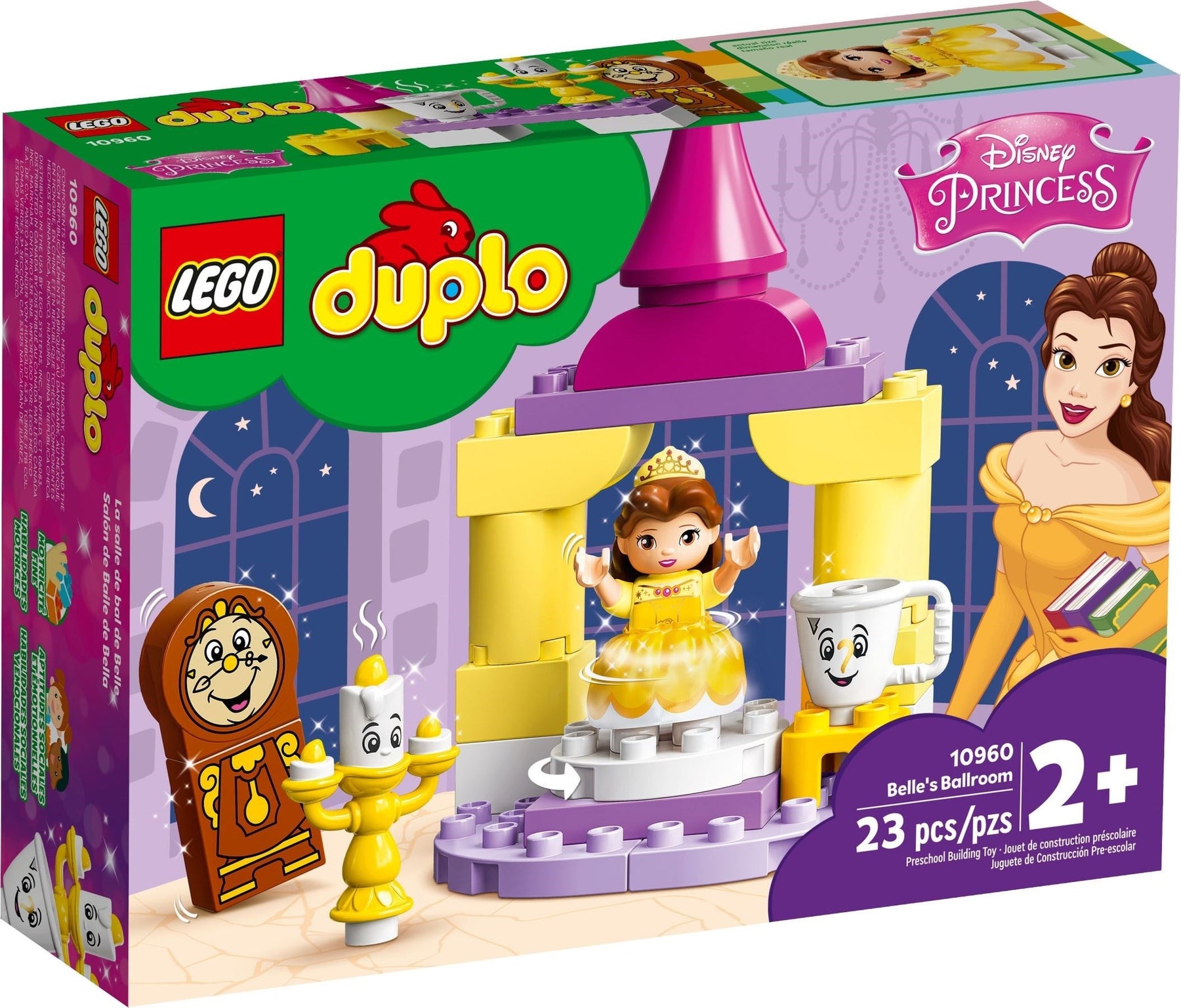 LEGO 10960 Belle's Ballroom: Disney Princess Dancing Fun - SuperSaverAU - view 1