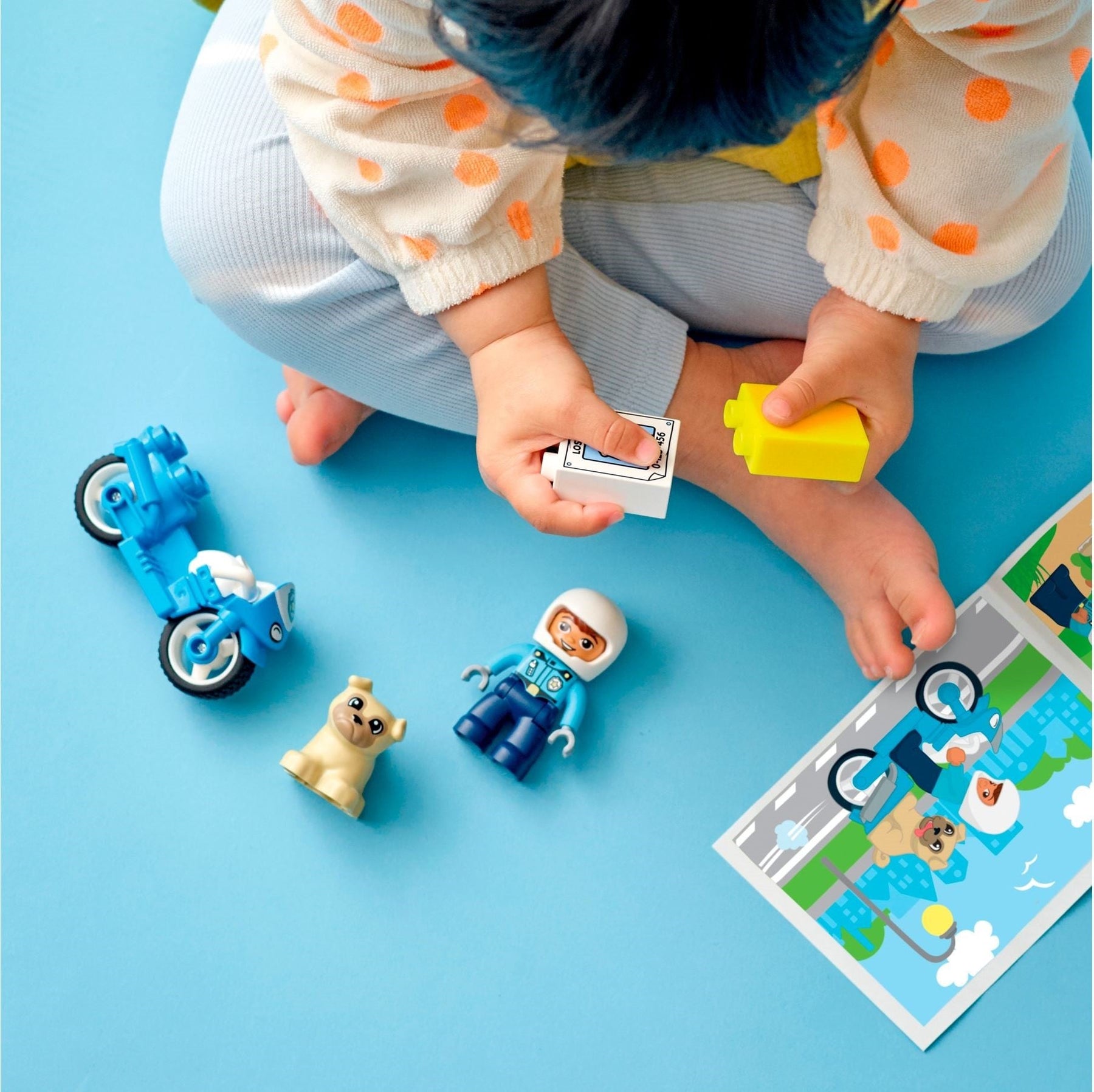 LEGO 10967 DUPLO Police Motorcycle Rescue Toy for Toddlers - SuperSaverAU - view 6