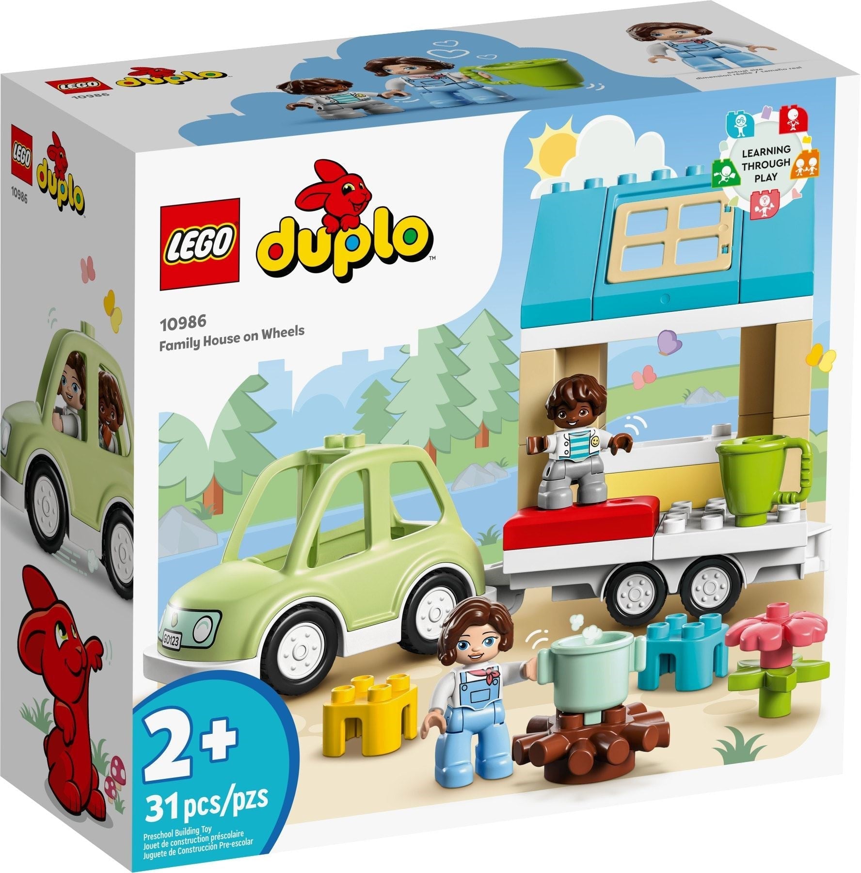LEGO Duplo Town Family House on Wheels 10985 - SuperSaverAU - view 1