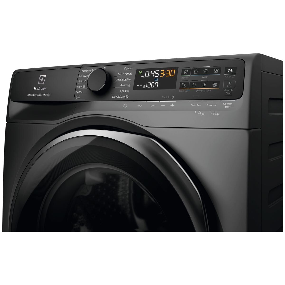 Electrolux 700 Series 10kg/6kg Washer Dryer Combo - Dark Onyx, Sanitise, SensorWash - EWW1043R7SCS